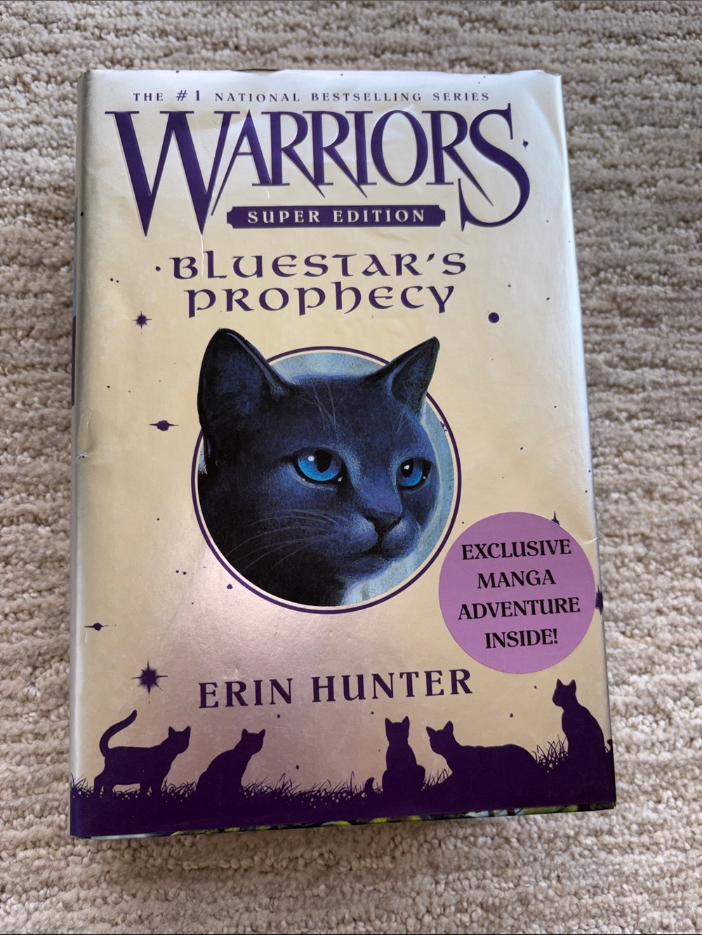Warriors: Bluestar's Prophecy - Erin Hunter Super Edition Hardcover Book